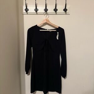 Abercrombie & Fitch Black Longsleeve Dress